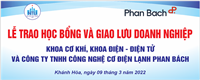 LỄ TRAO HỌC BỔNG PHAN BÁCH + GIAO LƯU DOANH NGHIỆP