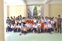 BỘ MÔN CHẾ TẠO MÁY - KHOA CƠ KHÍ TIẾP ĐÓN HỌC SINH TRƯỜNG THPT NGUYỄN VĂN TRỖI VÀ TRƯỜNG THPT PHẠM VĂN ĐỒNG – TP NHA TRANG ĐẾN THAM QUAN VÀ TRẢI NGHIỆM