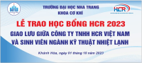 LỄ TRAO HỌC BỔNG HCR 2023 VÀ GIAO LƯU CÙNG CỰU SINH VIÊN