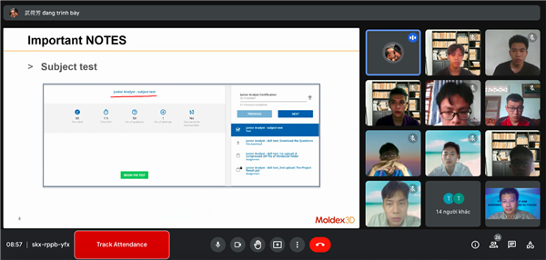 Kết quả hợp tác đào tạo giữa Khoa Cơ khí và Công ty Coretech systems 