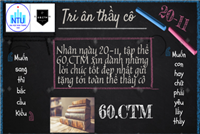 HOẠT ĐỘNG CHÀO MỪNG NGÀY NHÀ GIÁO VIỆT NAM 20/11