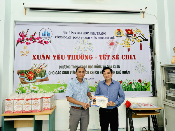 Xuân Yêu Thương - Tết Sẻ Chia" - Chương Trình Ý Nghĩa của Khoa Cơ Khí