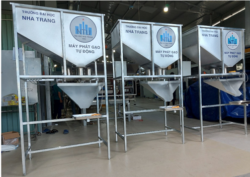 Máy phát gạo tự động Đại học Nha Trang